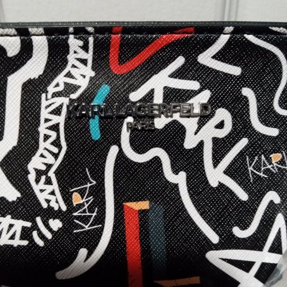 Karl Lagerfeld Paris Adele Tote With Coin Purse ( new) - Picture 5 of 9